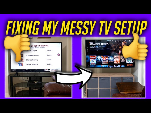 I fixed my ugly TV setup!