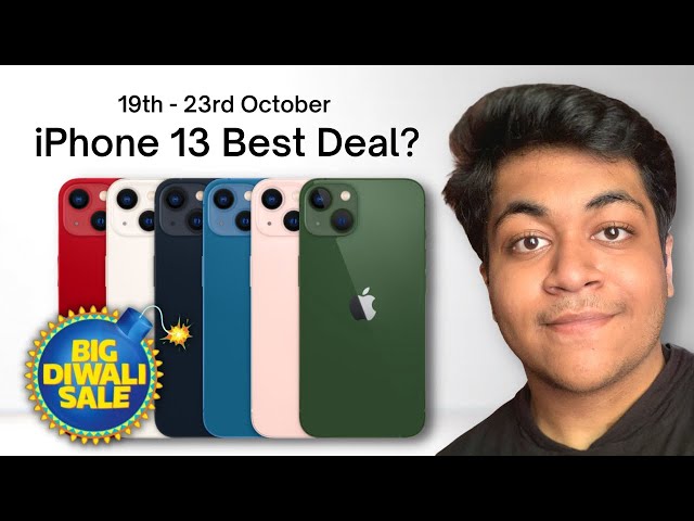 Flipkart Big Diwali Sale Again - iPhone 13 Best Deal!