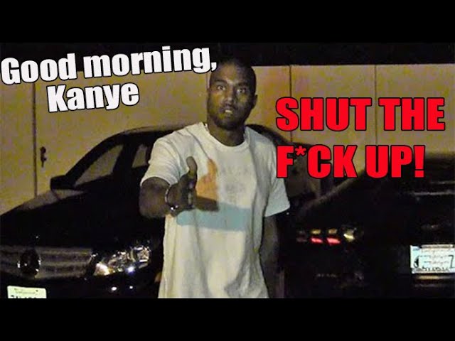 Kanye West Tells Paparazzi "Shut The F Up!" -- The ORIGINAL!