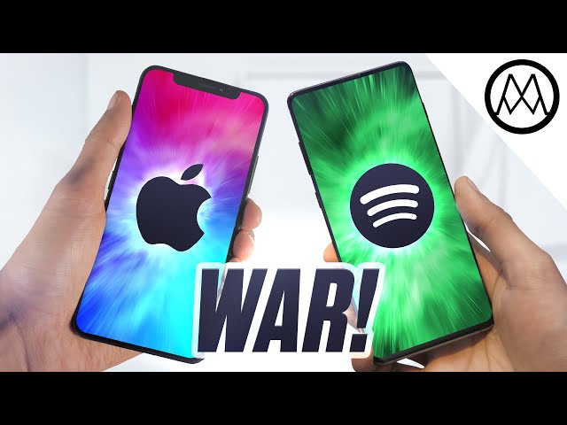 Apple and Spotify are officially AT WAR.
