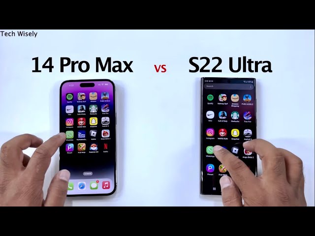 iPhone 14 Pro Max vs S22 Ultra - SPEED TEST
