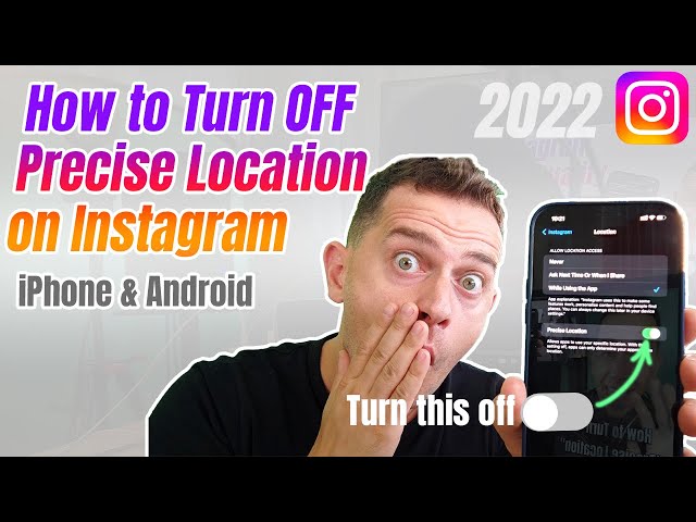 How to turn off Precise Location on Instagram 2022 (iPhone & Android) #shorts