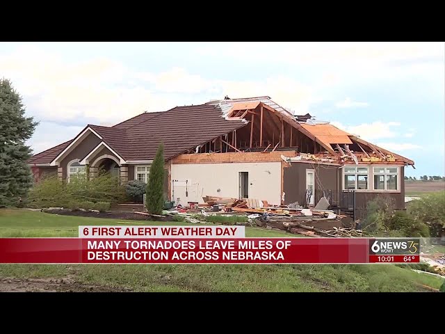 Tornados leave miles of destruction across eastern Nebraska