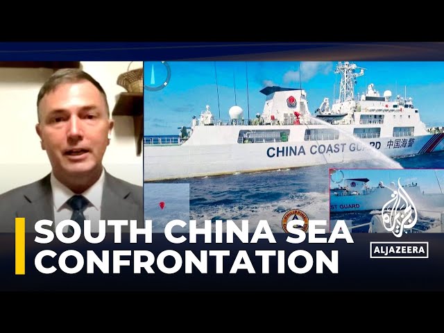 China accused of using water cannon on Philippine boat in South China Sea