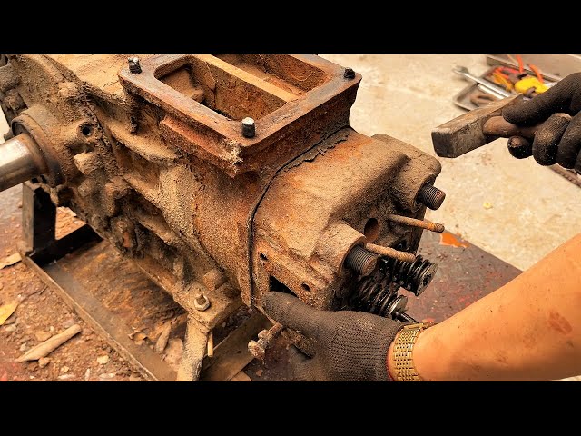 Restoration And Repair Of Old D24 ZS1115 Diesel Engine The Scrap Yard Restoration Tools
