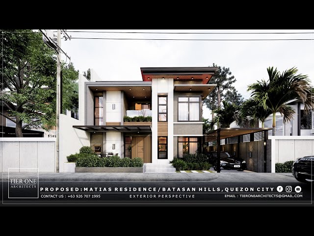 Mat Residence - 180 SQM House - 240 SQM Lot - Tier One Architects