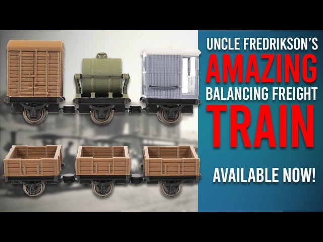 Uncle Fredrikson's Amazing Balancing Freight Train | Available Now!