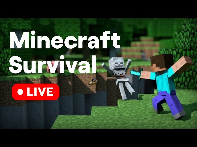 Minecraft live gameplay on Linux • weekend comchill