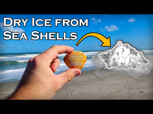 Dry Ice from Sea Shells