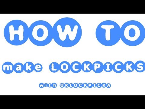 How to make lock picks