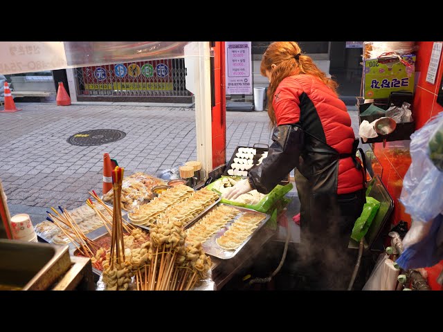 46년 전통! 명동의 달인이 만든 마늘 쌀떡볶이 - 신세계 떡볶이 / Garlic Rice Tteokbokki - Korean Street Food