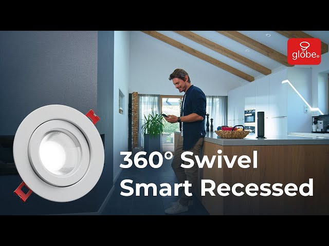 Smart 360° Swivel Recessed Lighting Kit | Smart Home Made Easy - Globe Electric
