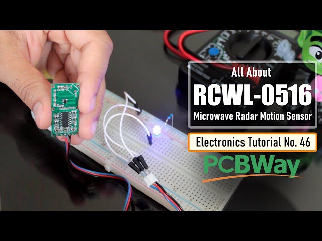 All About RCWL0516 Microwave Radar Motion Sensor Module