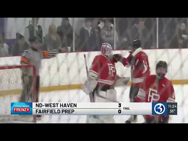 ND-West Haven beats Fairfield Prep 3-0 in the SCC hockey final