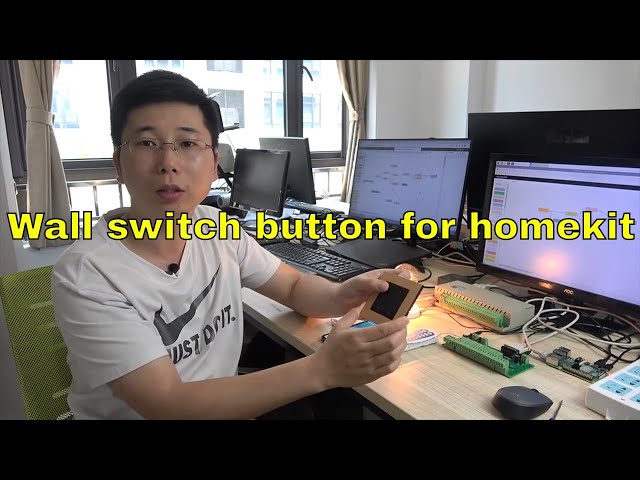 【home automation DIY by Node-Red#03】wall switch button for homekit