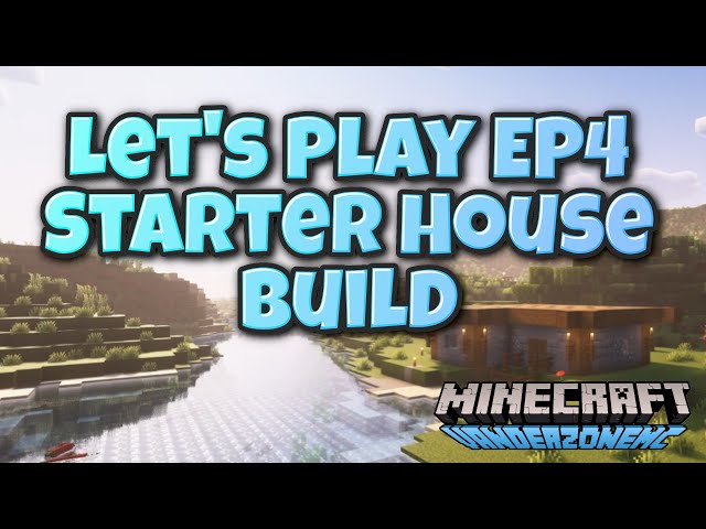 Starter House Build - Lets Play Minecraft EP4 #minecraft #minecraftjava #survival #letsplay