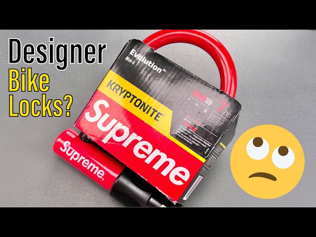 [1370] A Bad Idea: “Designer” Bike Locks (Supreme)