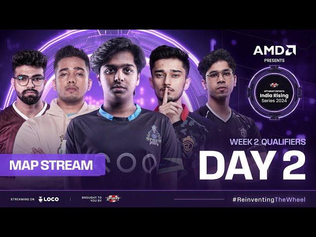[MAP FEED] AMD Presents UE India Rising Series 2024 | BGMI | Week-2 Qualifiers Day-2