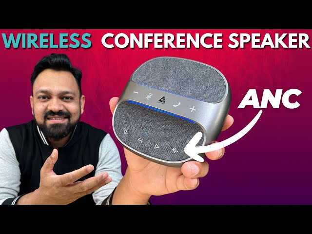 Audio Array AM-W45 Wireless Conference Microphone with Speaker | best conference call speaker