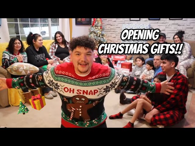 THEY COULDN'T BELIEVE I GOT THEM THESE GIFTS!! *OPENING CHRISTMAS GIFTS*