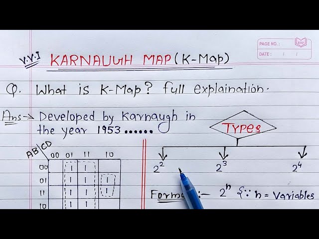 What is K-Map? full Explanation | Karnaugh Map