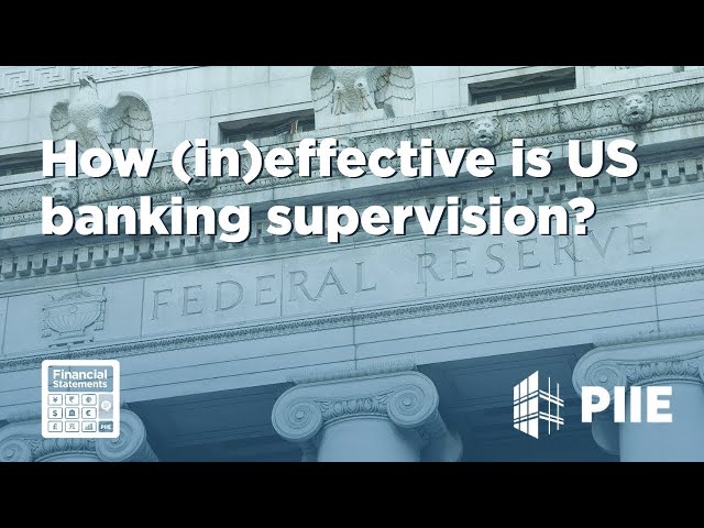 How (in)effective is US banking supervision?