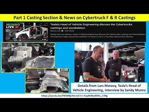 Three Part Series Featuring Giga Texas & Cybertruck Updates from the Interview between Tesla's Lars Moravy and Sandy Munro