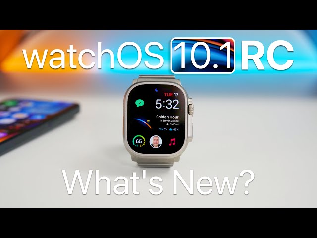 watchOS 10.1 RC is Out! - What's New?