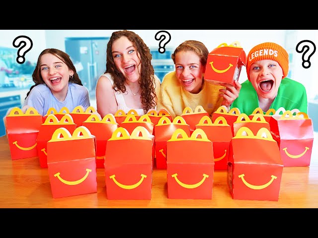 WHO CAN EAT THE MOST HAPPY MEALS w/Norris Nuts