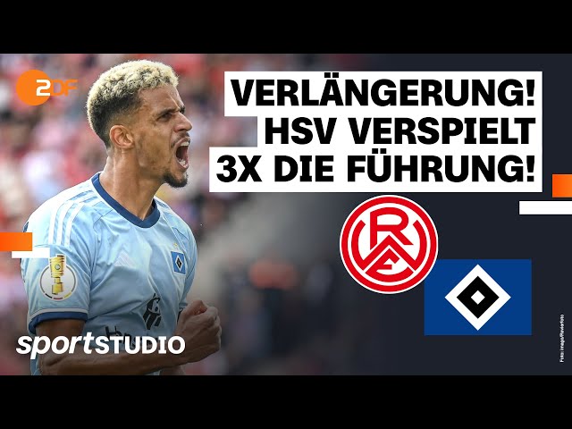 Rot-Weiss Essen – Hamburger SV Highlights | DFB-Pokal 2023/24 | sportstudio