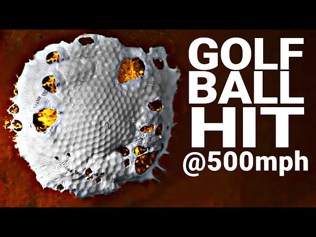 How Hard Can You Hit a Golf Ball? (at 100,000 FPS) - Smarter Every Day 216