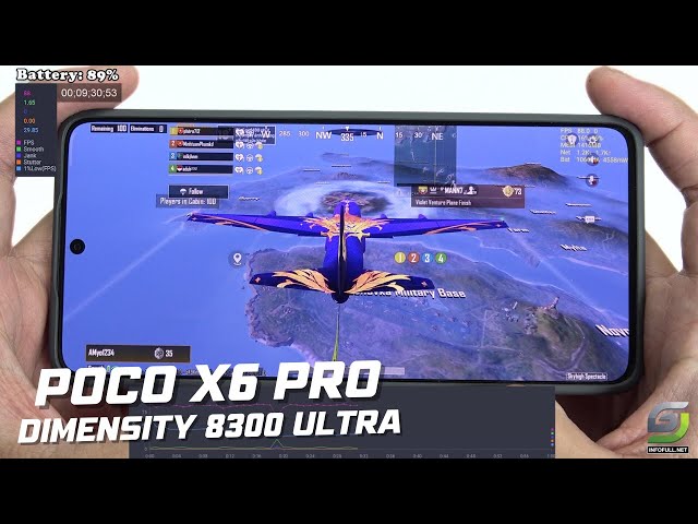Poco X6 Pro test game PUBG Mobile | Dimensity 8300 Ultra