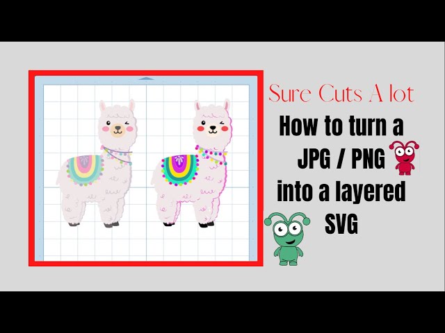 Sure Cuts A Lot - How to turn a jpg / png to a SVG