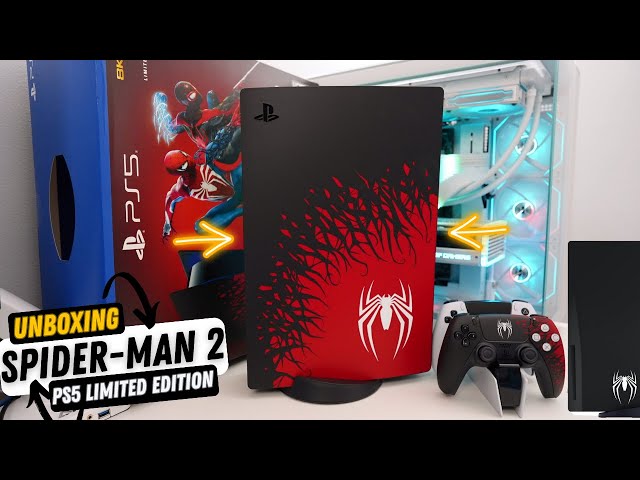PS5 Spider-Man 2 Limited Edition PlayStation 5 Bundle Unboxing