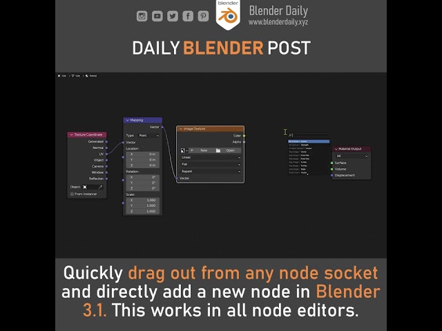 Connecting nodes in Blender 3.1