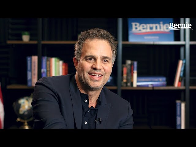 Mark Ruffalo Endorses Bernie Sanders for President