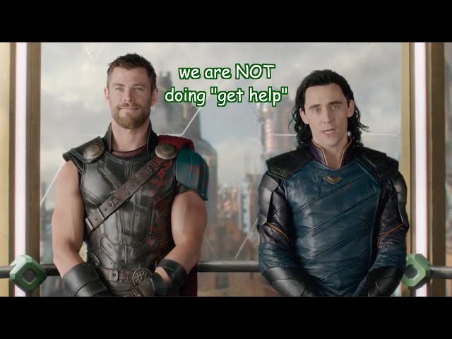 loki and thor being a chaotic duo