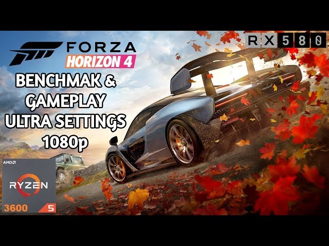 Forza Horizon 4 Benchmark | RX 580 8GB + Ryzen 5 3600 | 16GB | Ultra Settings | 1080p