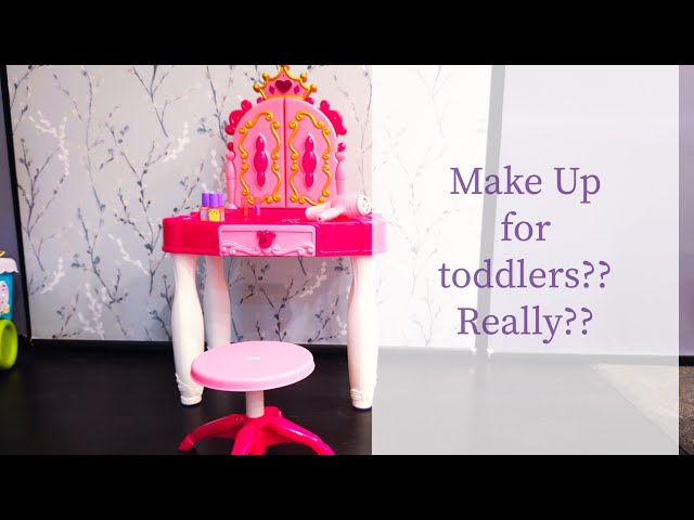 Princess MakeUp /vanity table for girls and toddlers review💅💄💍👑