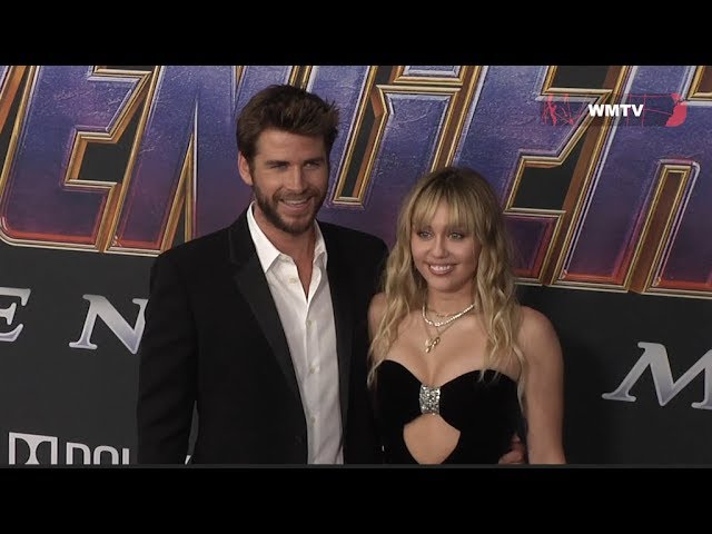 Miley Cyrus, Liam Hemsworth arrive at 'Avengers: Endgame' World premiere