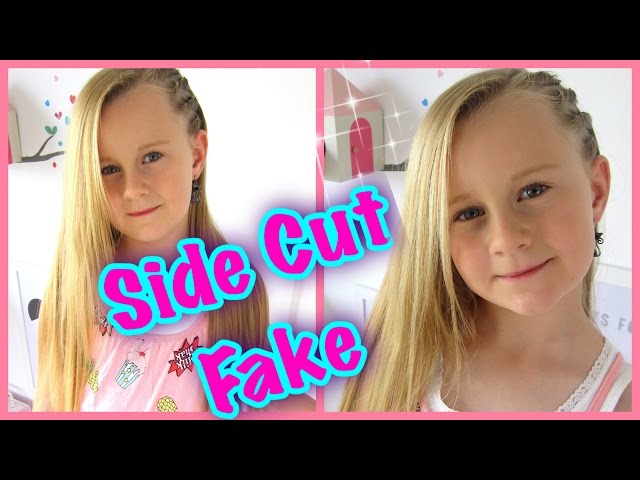 Falscher "Side Cut"/Undercut ☀ Mini Twist Zöpfe ☀Flechtfrisur für Mädchen