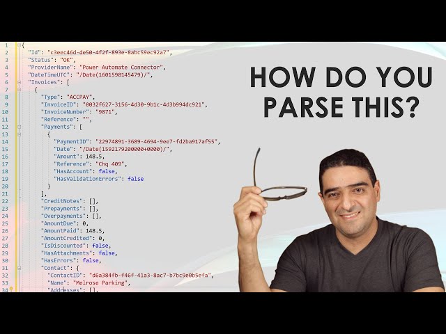 How to parse complex JSON in power automate