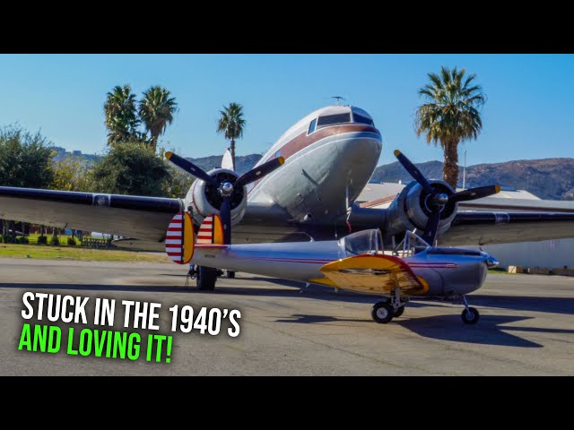 Flying To The Coolest OLD SCHOOL AIRPORT in Los Angeles