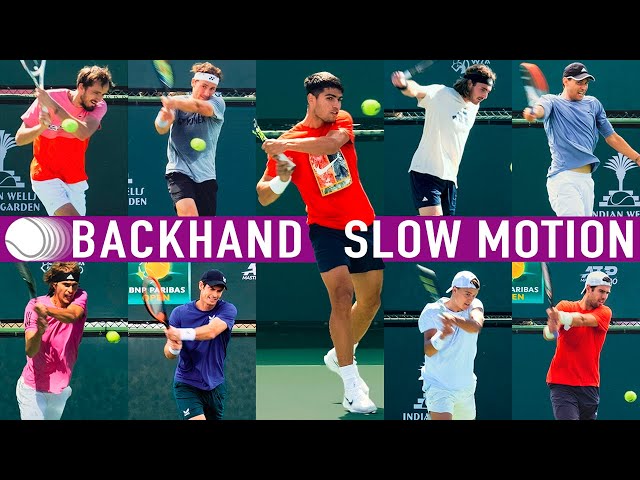 Backhand slow motion | Compilation (2023)