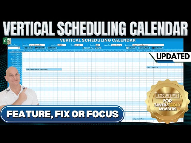 Vertical Scheduling Calendar Updated
