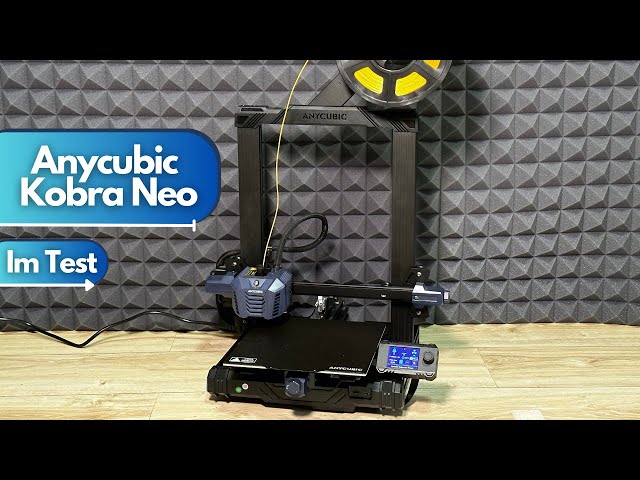 Anycubic Kobra Neo 3D-Drucker im Test - Simpel, klein & effizient!
