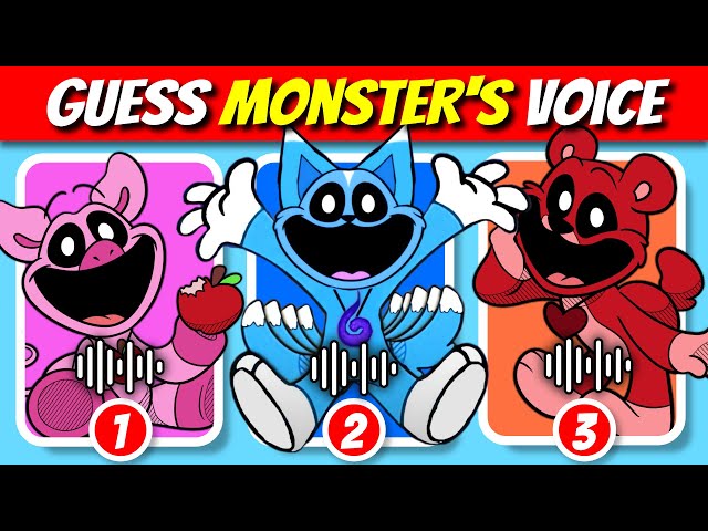 🔊Guess the Smiling Critters Voice (Poppy Playtime Characters) | Quiz Meme Song