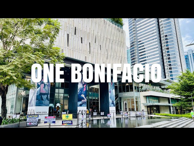 [4K] One Bonifacio BGC 2022 Mall Walking Tour | Philippines