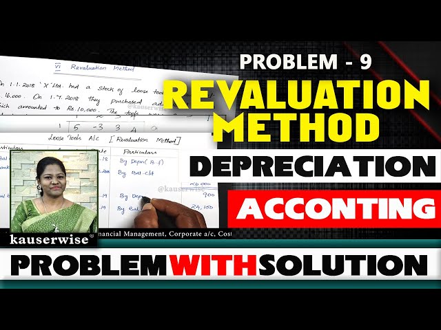 [9] Revaluation Method | Loose Tools Account | Depreciation Accounting | by Kauserwise