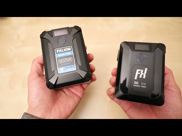 FXLION Nano Two V Mount Battery | Original vs Upgrade model